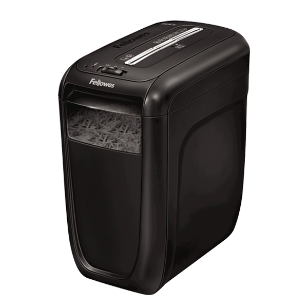 Fellowes Powershred 60CS Home / Office Cross Cut Shredder 10 Sheet Shred Capacity with Safe Sense Technology