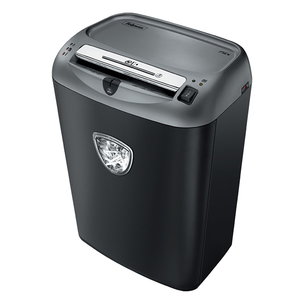 Fellowes Powershred 75CS Home / Office Cross Cut Shredder 12 Sheet Shred Capacity with Safe Sense Technology